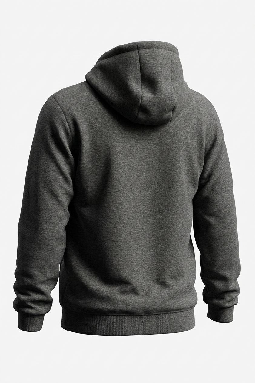 Худі Kappa LOGO GINO MAN - сірого кольоу з фірмовим логотипом, європейська якість і стиль.