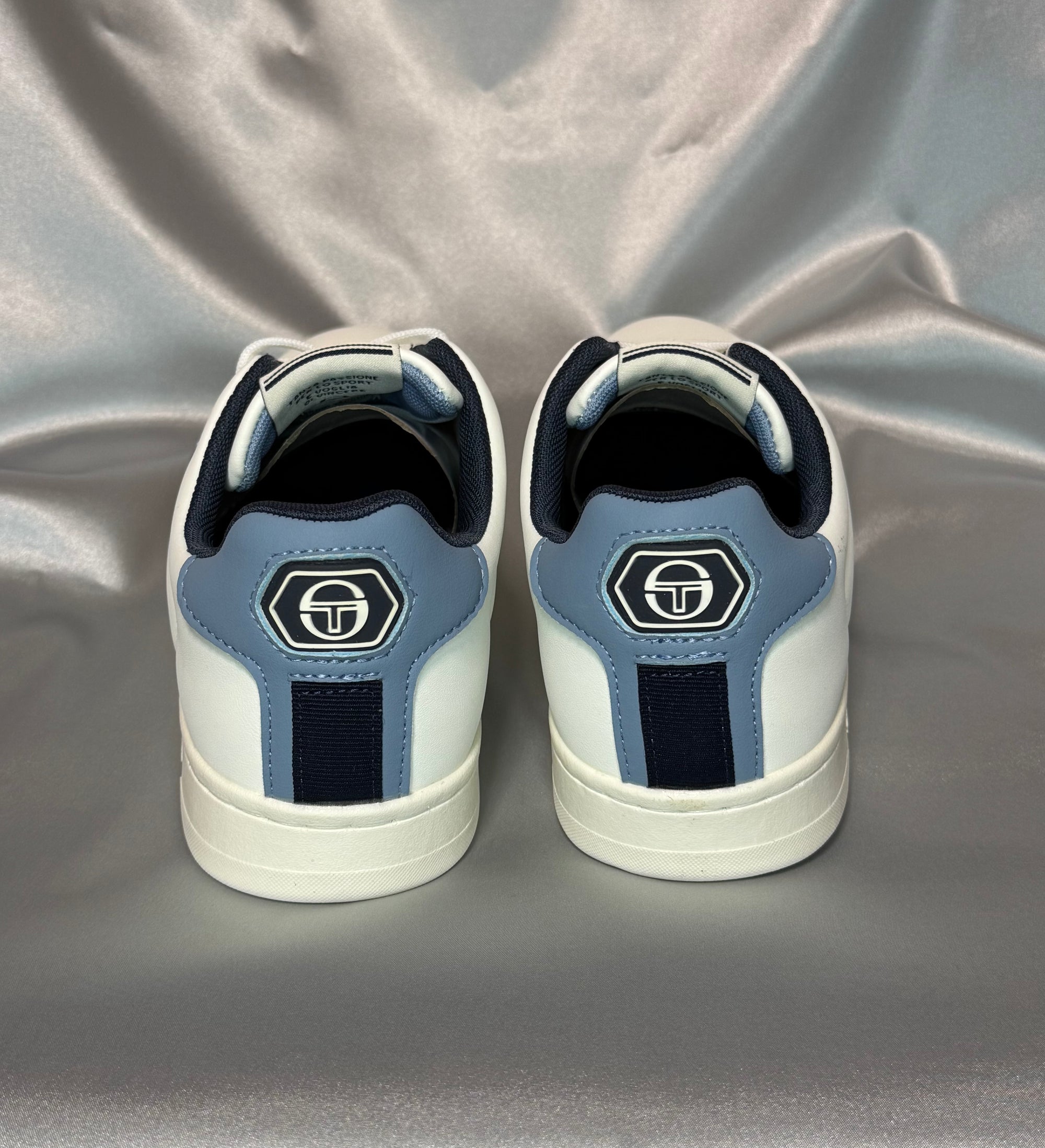 Чоловічі кросівки Sergio Tacchini Gran Torino Refresh White Blue білі з блакитним акцентом, європейський бренд.  