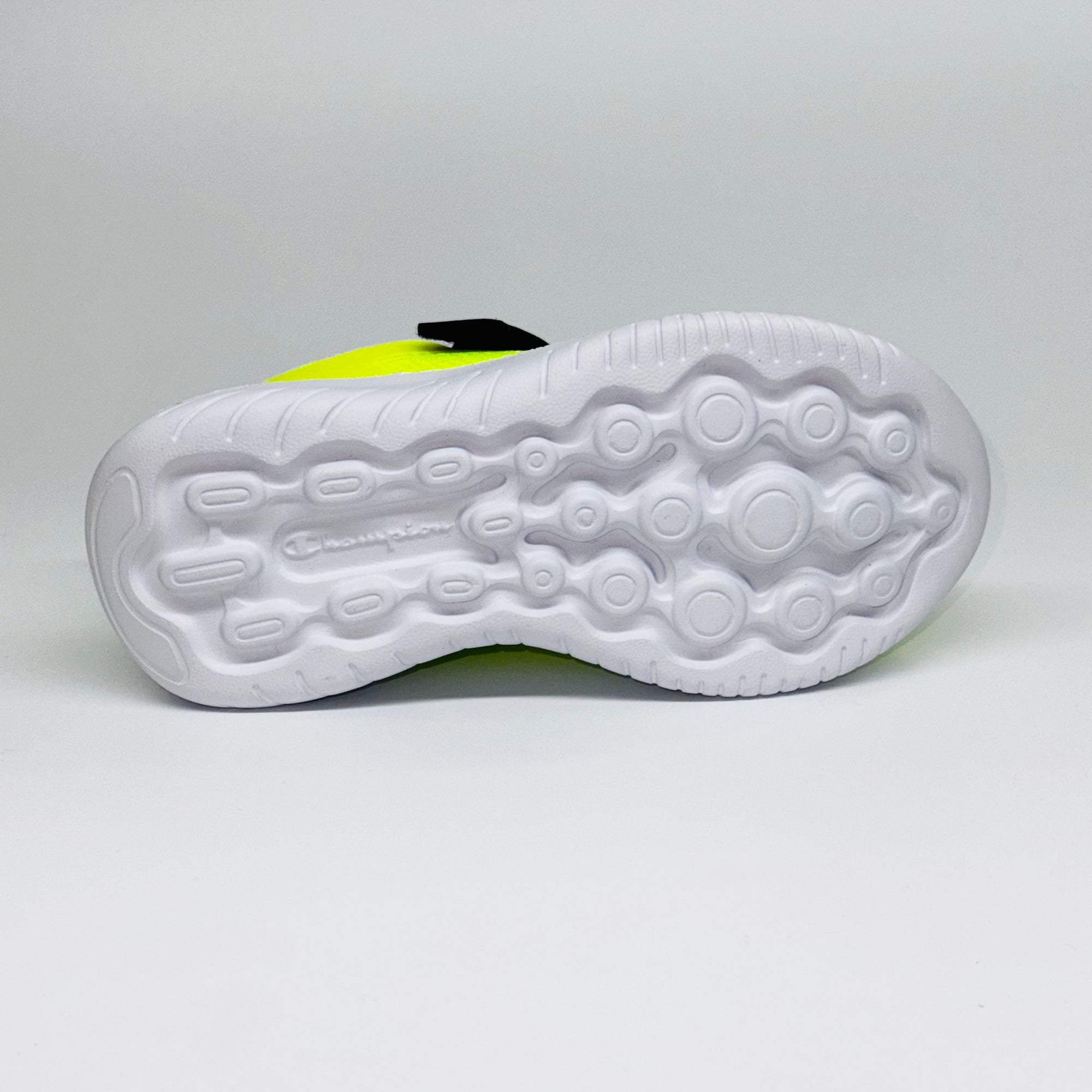 Дитячі кросівки Champion Softy Evolve B Syfnny  неоново-жовтого кольору з чорними вставками, європейський бренд.