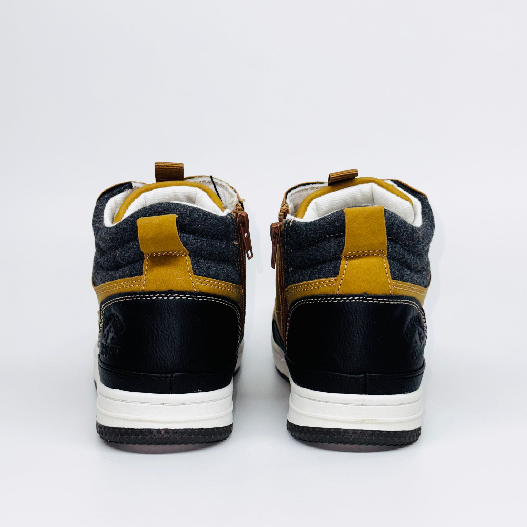 Чоловічі черевики Compagnie Canadienne Rupert Junior Camel Pck12 - коричневі з чорною вставкою, європейський бренд.