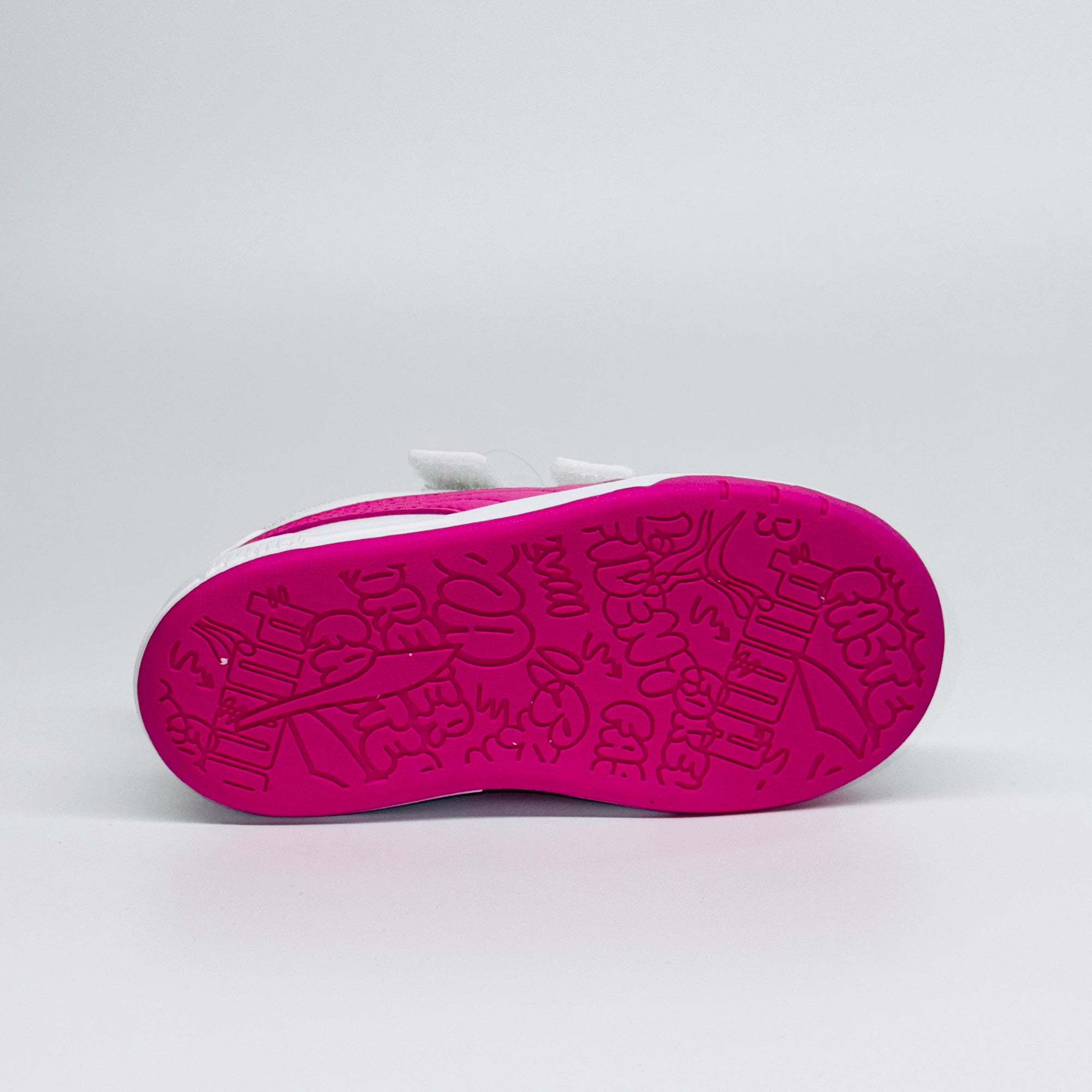 Дитячі кросівки Puma Multiflex Sl V  білого кольору з рожевими вставками, європейський бренд.