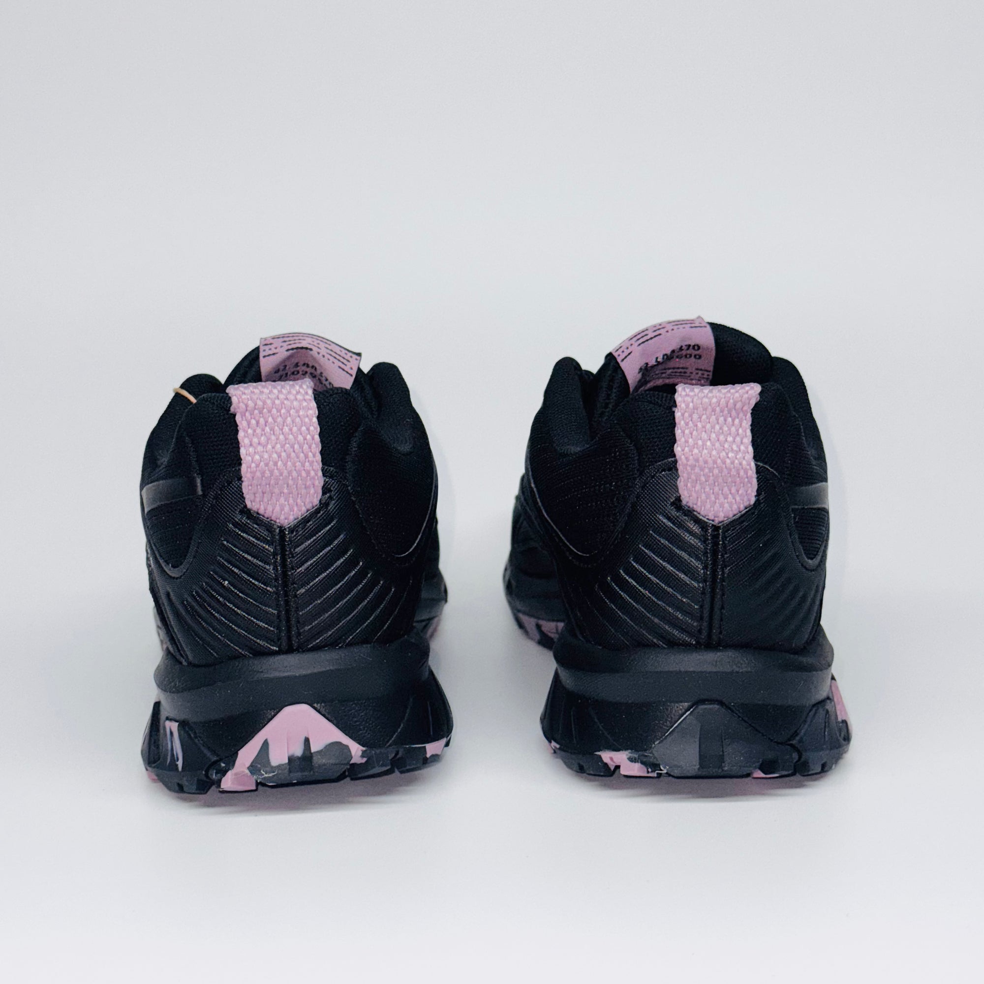 Жіночі кросівки Reebok Ridgerider 6.0 чорні з фіолетовими вставками, європейський бренд.