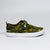 Дитячі кеди Champion Revoli Low B Ps Myg Camo кольору хакі з білою підошвою, вид збоку.