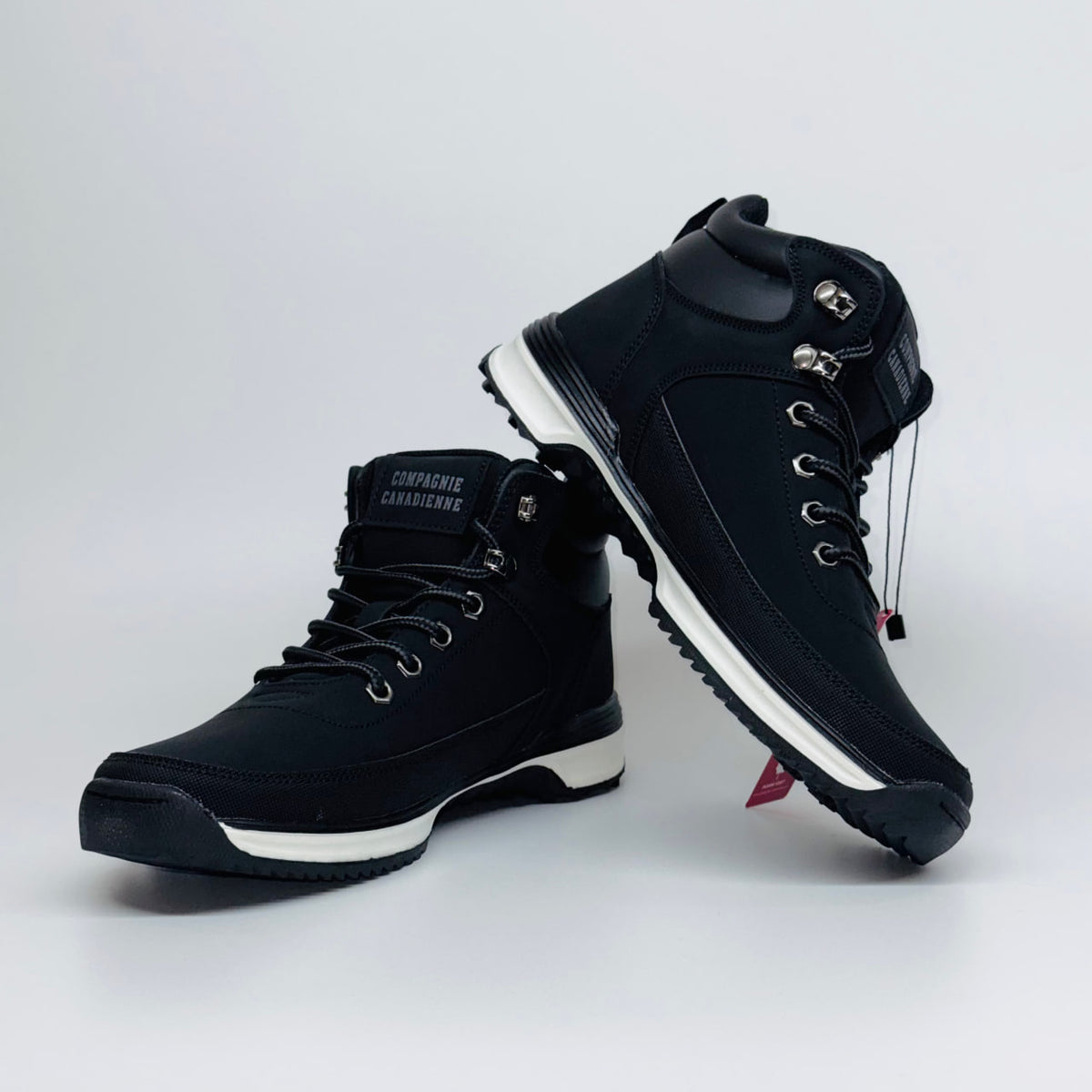 Чоловічі черевики Compagnie Canadienne Copper Junior Black: висока тепла модель для чоловіків та підлітків.
