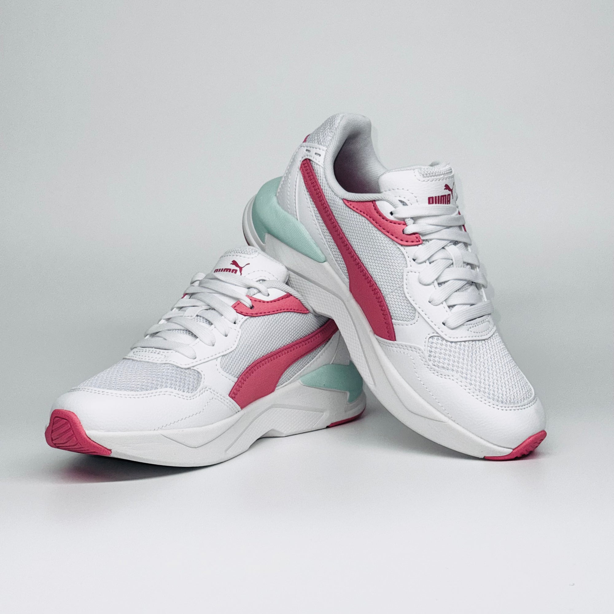 Жіночі кросівки Puma X-Ray Speed Lite Jr Loveable, білі спортивні кросівки для дівчат та підлітків.